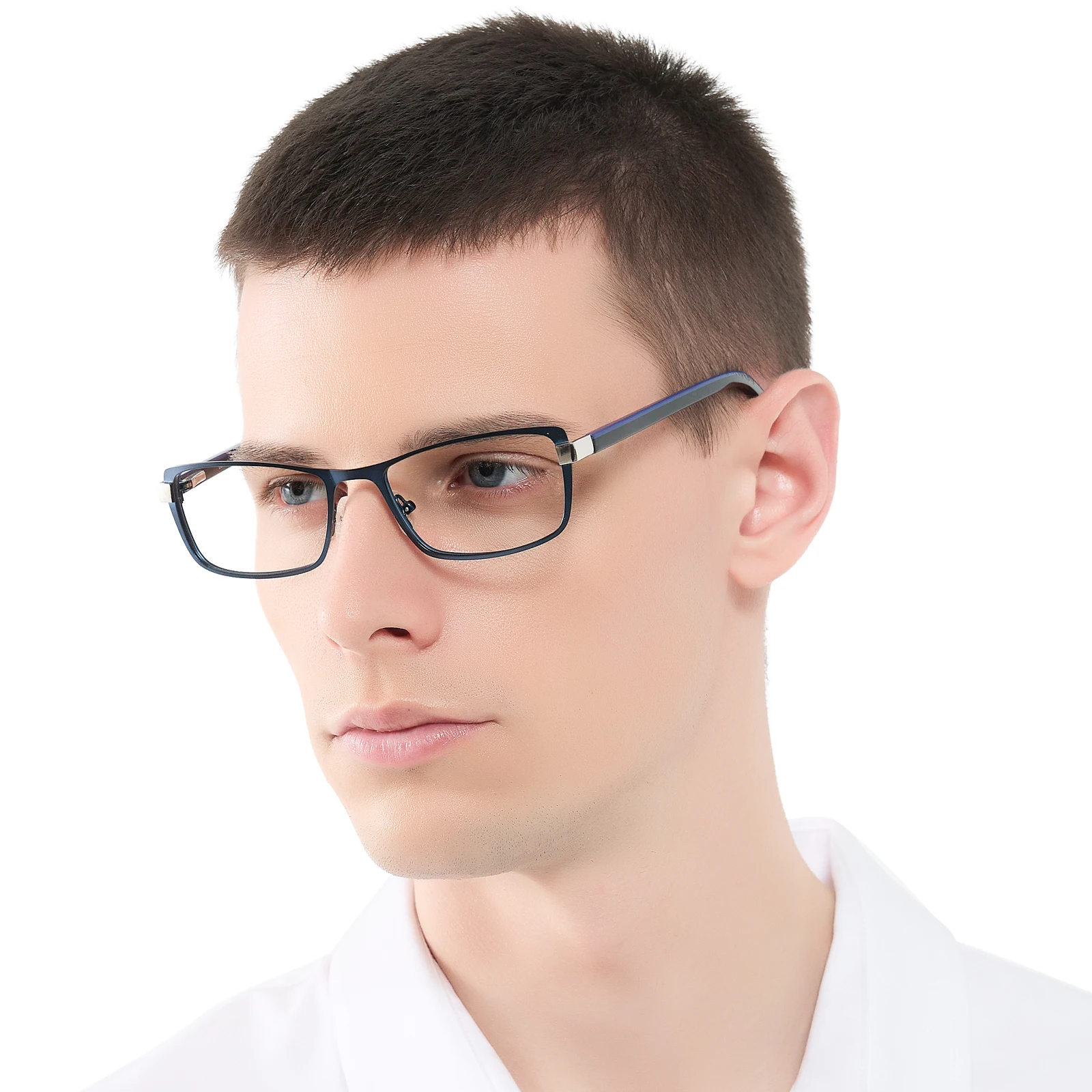 Оправа для очков чтения мужчин и женщин квадратная оправа ультратонкая