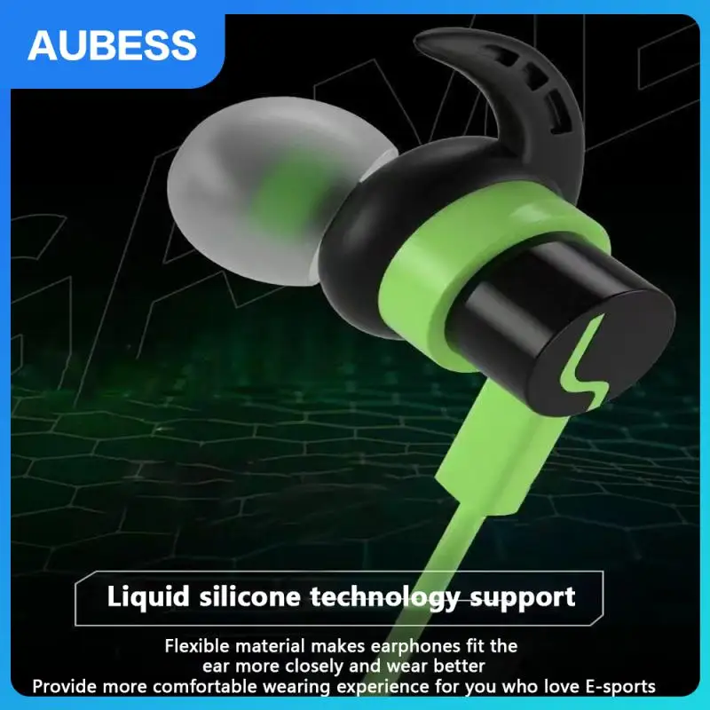 

Corrosion Resistant Gaming Headset Bullet Headphones Game In-ear Headset Hifi In-ear Ordinary Headphones King Of Chicken Eating