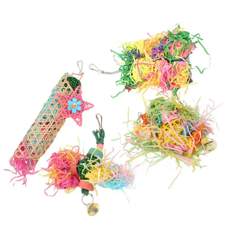 

Подвесная птица, 4 типа, игрушка для измельчения попугаев, для коккатита