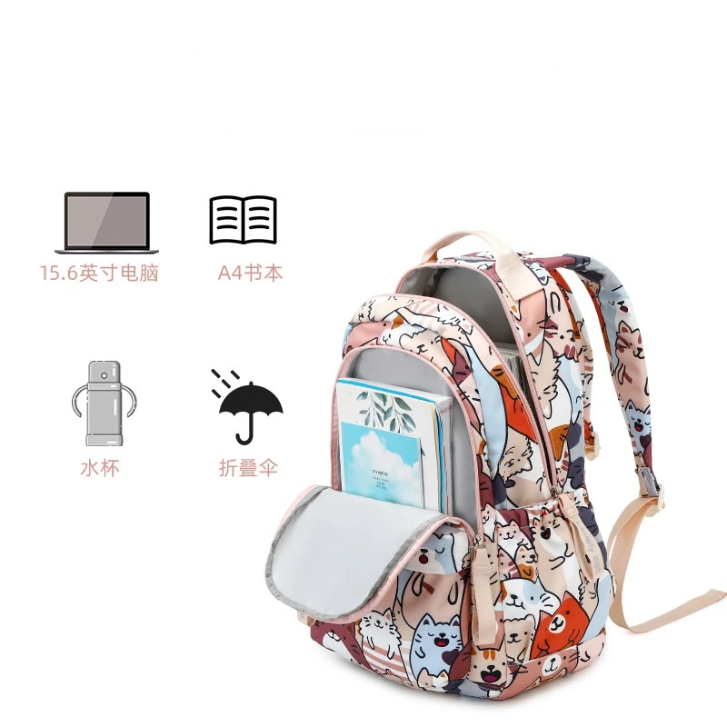 waterproof Children School Bags for teenager Girls Kids book bags Kawaii laptop travel school backpack kids schoolbag Mochilas