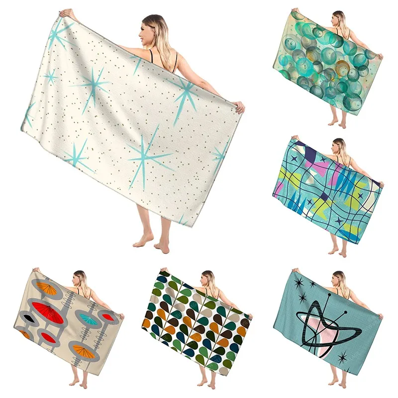 

Банное полотенце для ванной для взрослых, большая сауна, пляжное полотенце для спортзала, большой отель, Женский Душ, простой абстрактный ди...