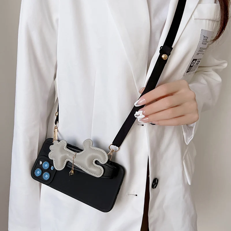 

Fawn Wristband Phone Case Fawn Wristband Case with Crossbody Phone Covers for Iphone 13 12 11 Case for Iphone 11 12 13 Pro Max