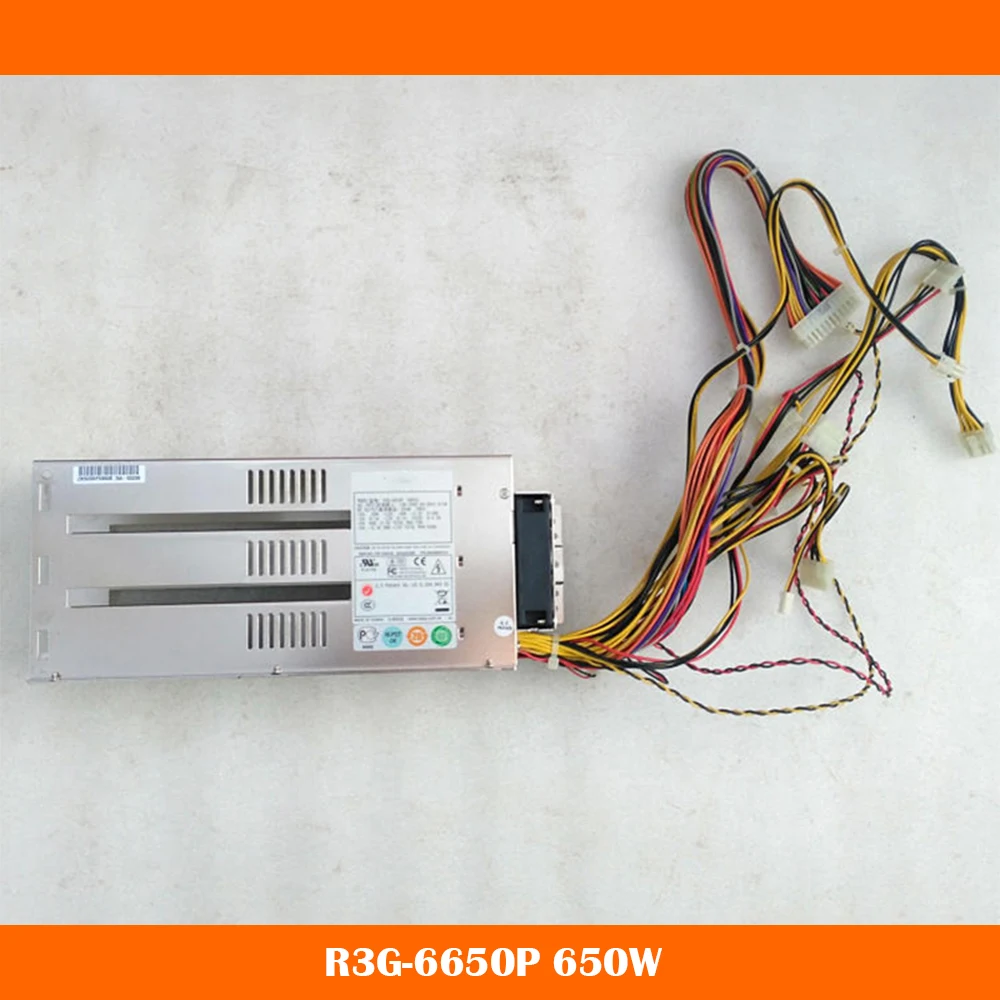 Server Power Supply For Zippy R3G-6650P 650W Fully Tested