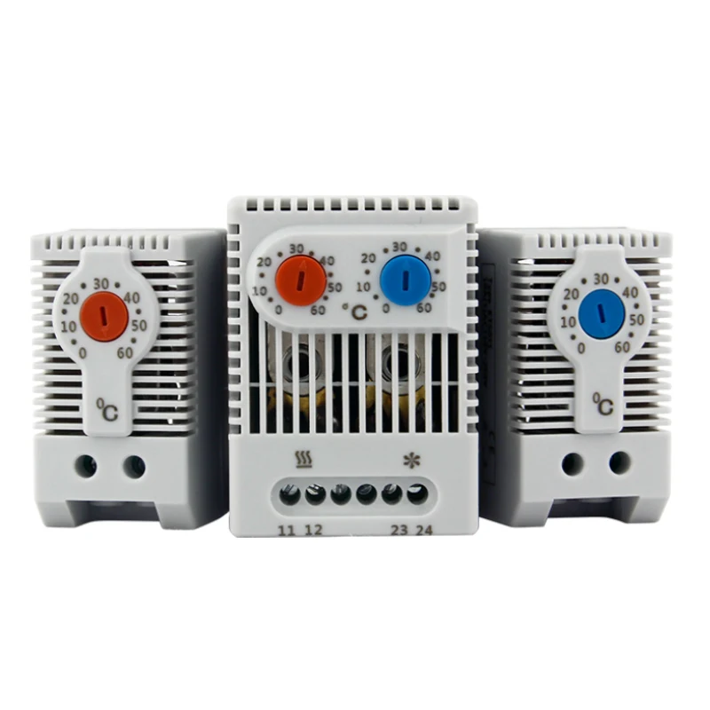

KTO011 KTS011 Cabinet Mini Thermostat Normally Open/Normally Closed Compact Mechanical Temperature Controller Connect Thermostat