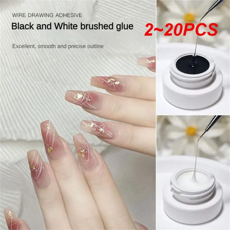 

2~20PCS Unique Nail Supplies Anti-fouling Bright Colors Durable And Flexible Ease Of Use Lasting Effect Popular Nail Art Trends
