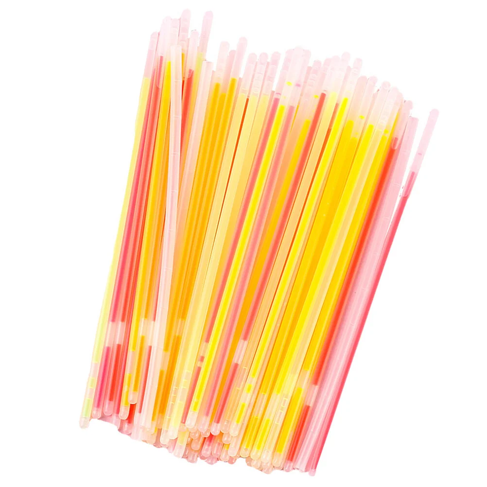 

100 Pcs Glow Stick Set Sticks Party Small Bracelets Kids Bulk Toys Suits Glowing Luminous Mini Favors