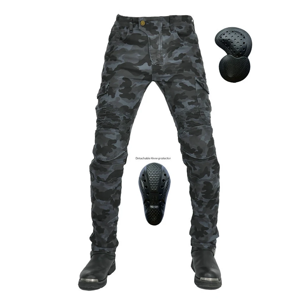 

Moto Jeans Fall Prevention Pants Motorcycle Riding Jean Motor Trousers Pants Racing Motorcycle Equipment With CE Protective Gear