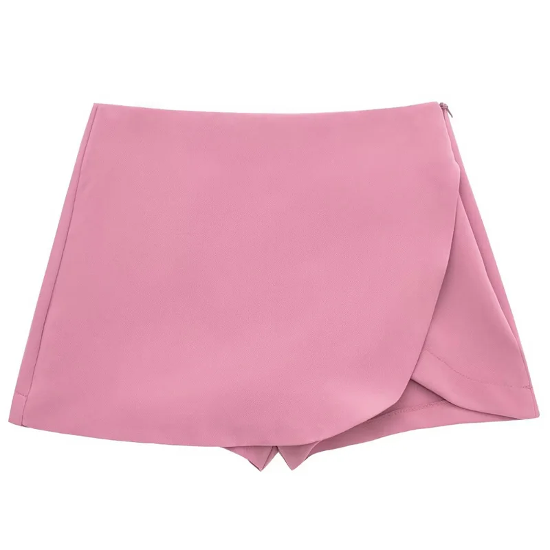 Женские Асимметричные Шорты С Высокой Талией Юбки Летняя Коллекция Сексуальная