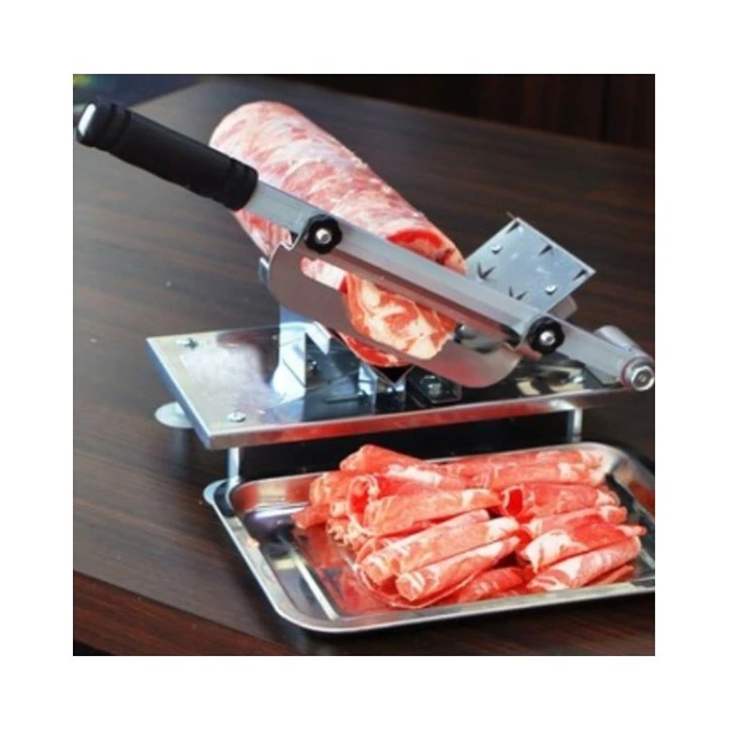 

Multipurpose household manual Frozen Beef mutton pork meat cutter table top meat cutting machine cabbage shredder slicer