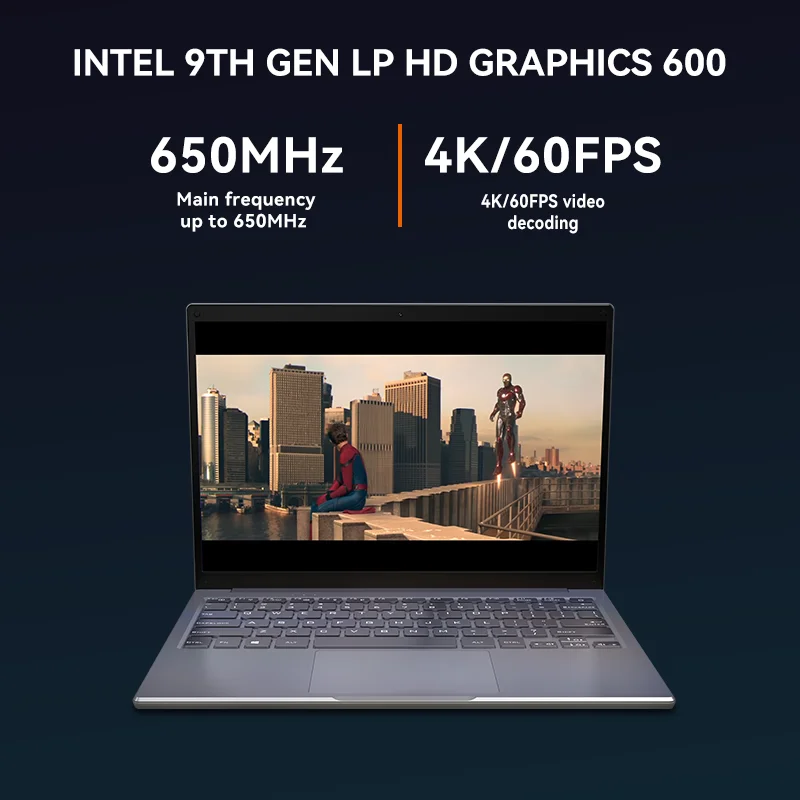 Ноутбук Adreamer LeoBook, 13 дюймов, Intel Celeron N4020, 8 ГБ, 1 ТБ SSD 3