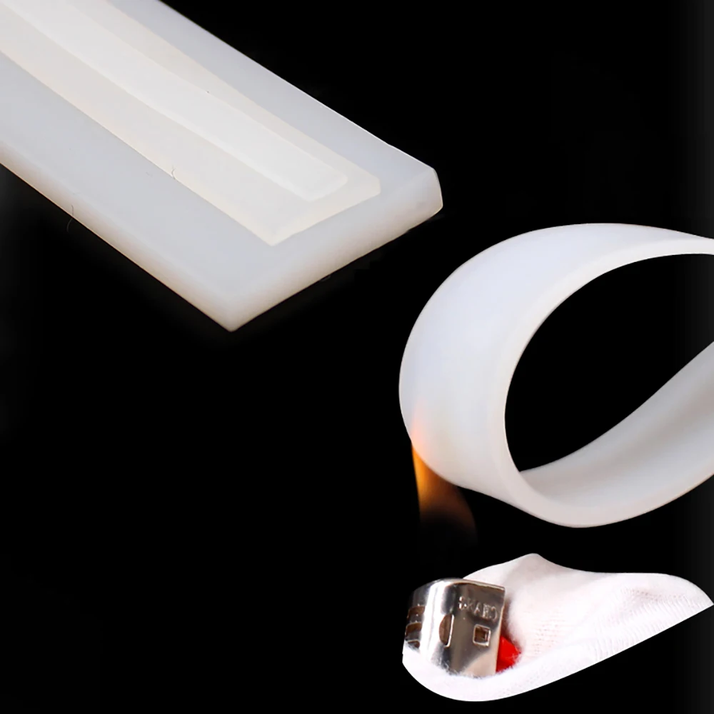 Уплотнительная лента из силиконовой резины ширина 10/15/20/30 мм толщина 2/3/5