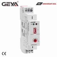 geya grt8 ec 10a on delay or off delay timer relay ac220vdc24v ac380v time relay ce cb rohs