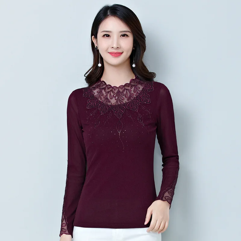 Новинка 2024 осенне-зимняя женская футболка с длинными рукавами элегантные тонкие