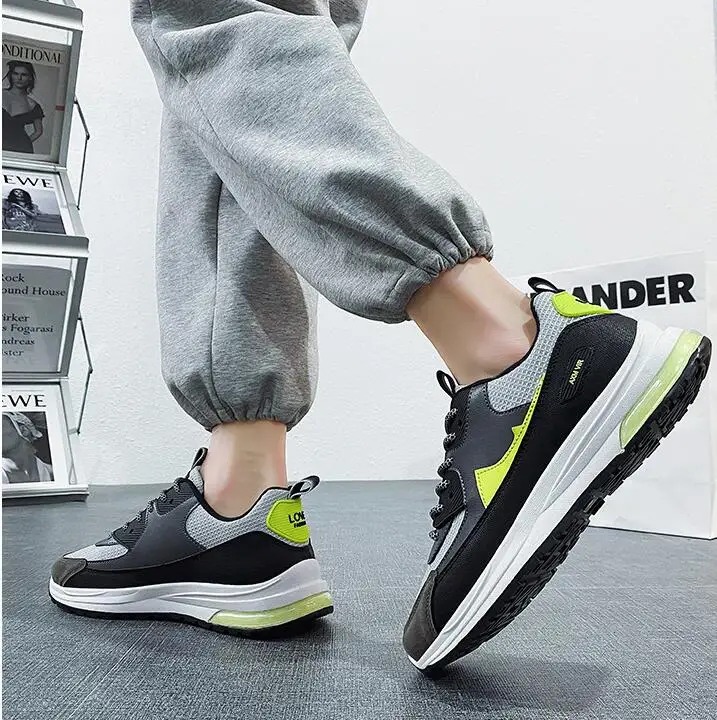 fashion runnning Men's sneakers casual men shoes spring outdoor sport travel Breathable streetwear air mesh shoes images - 6