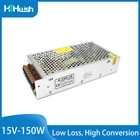 Адаптер питания, постоянный ток от 220 В до 15 В, 10 А, для светодиодный, переменный ток 150 Вт, подходит для светодиодных лент