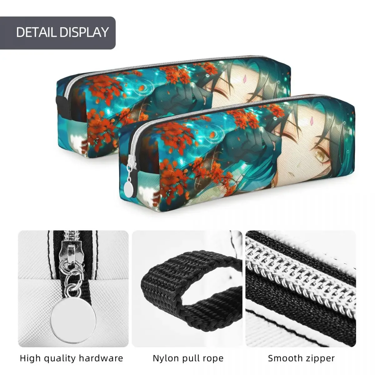 Xiao Genshin ударопрочные расширительные Пеналы держатель для ручек студентов