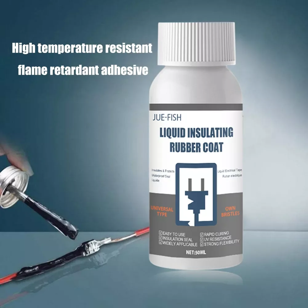 

30/50ml Insulation Electrical Sealant Liquid Tape Paste Waterproof Anti UV Fast Dry Lamp Board Electronic Sealant No Corrosion