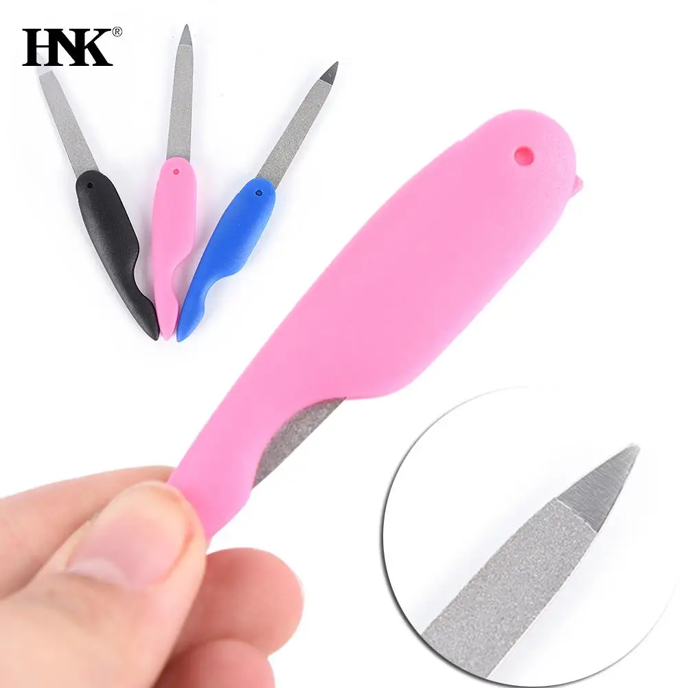 

3pcs/lot 13.5cm Nail File Random Durable Steel Metalic Stainless Steel Fold Cuticle Tool Files Nail Art Tool