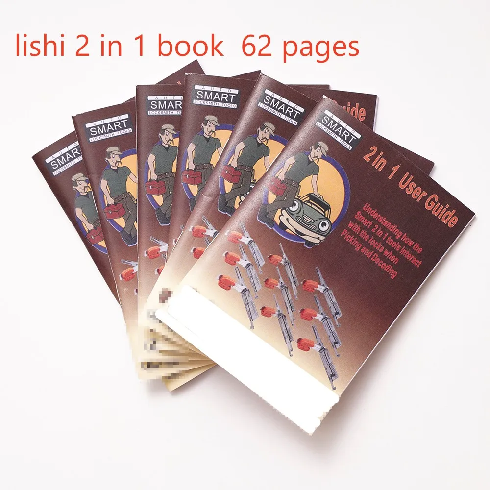 

Маленькая ручная книга lishi для слесарного инструмента Lishi 2 в 1 инструмент руководство пользователя книжная слесарная Инструмент Инструкция для lishi 2 в 1 инструмент