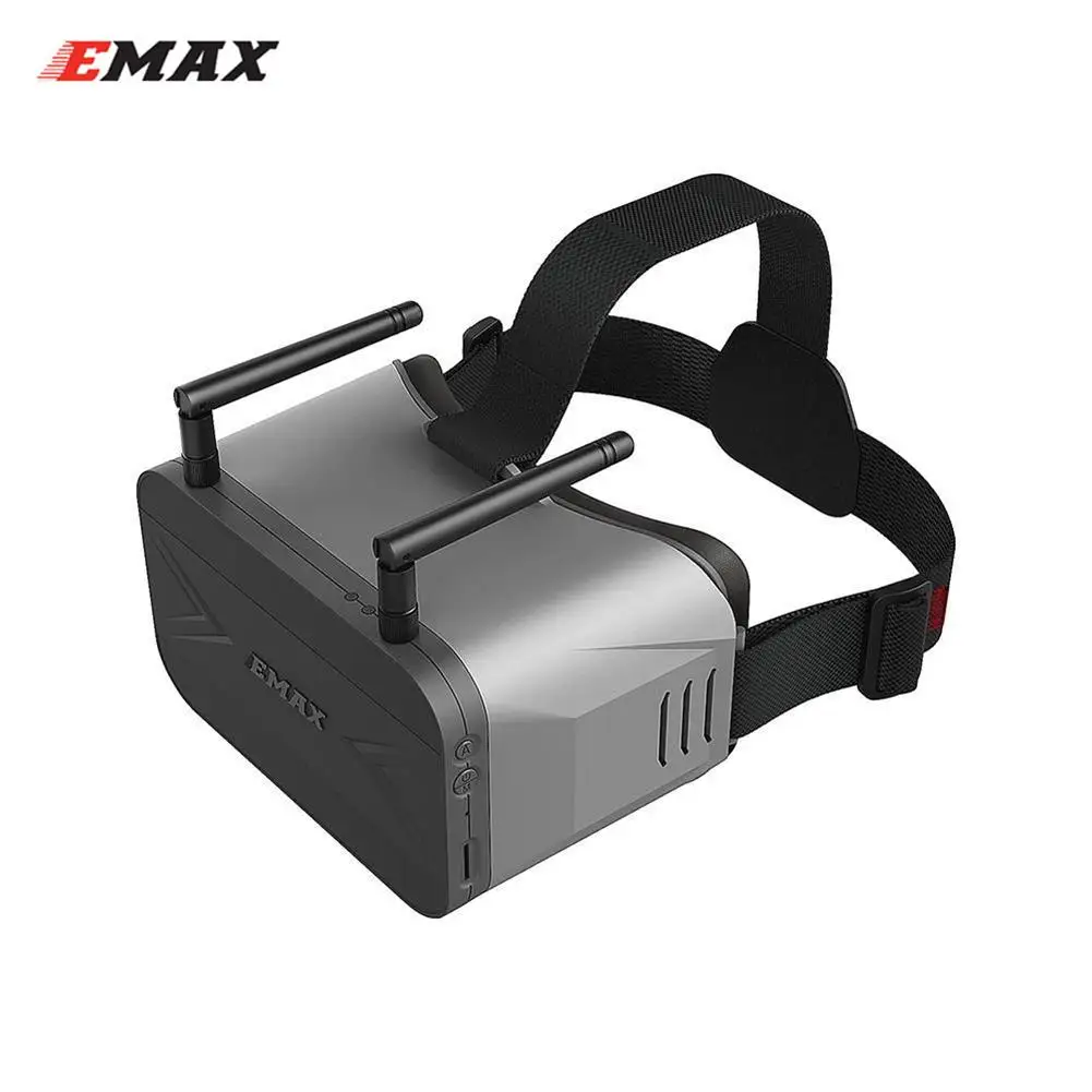 

Emax транспортер 2 очки 480X800 4,3 дюйма 5,8g 40ch фокусный регулируемый съемный монитор Fpv встроенный аккумулятор Dvr для дрона