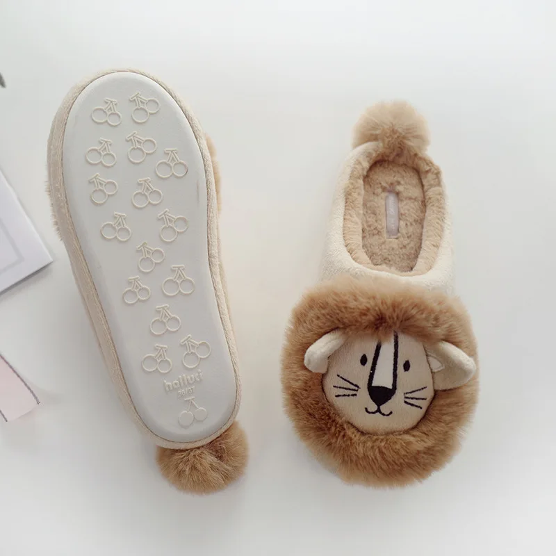 

Spring Summer Slippers Soft Flax Simple Cute Warm Home Men Women House Floor Indoor Slides Fur Cross Fat Dudu Shoes Room Flat