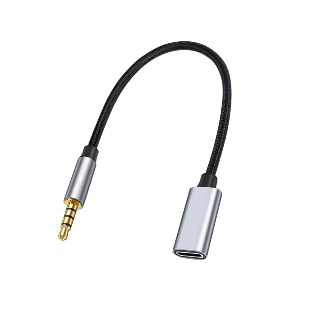 Aux аудиоадаптер 3 5 мм папа на Type-C для телефона планшетного ПК с портом USB C