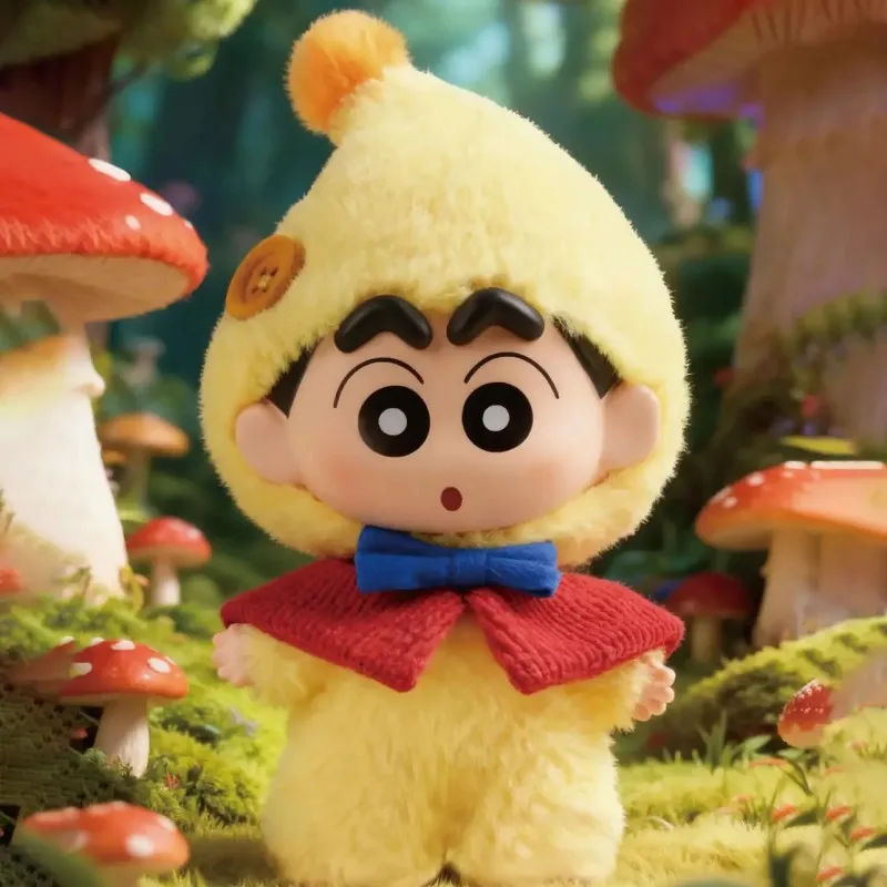 Фото В наличии Оригинальная Аутентичная Виниловая Подвеска-Сюрприз Crayon Shin Chan «Гномья Сказка», Милый Подарок Ручной Работы, Игрушка-Украшение №5
