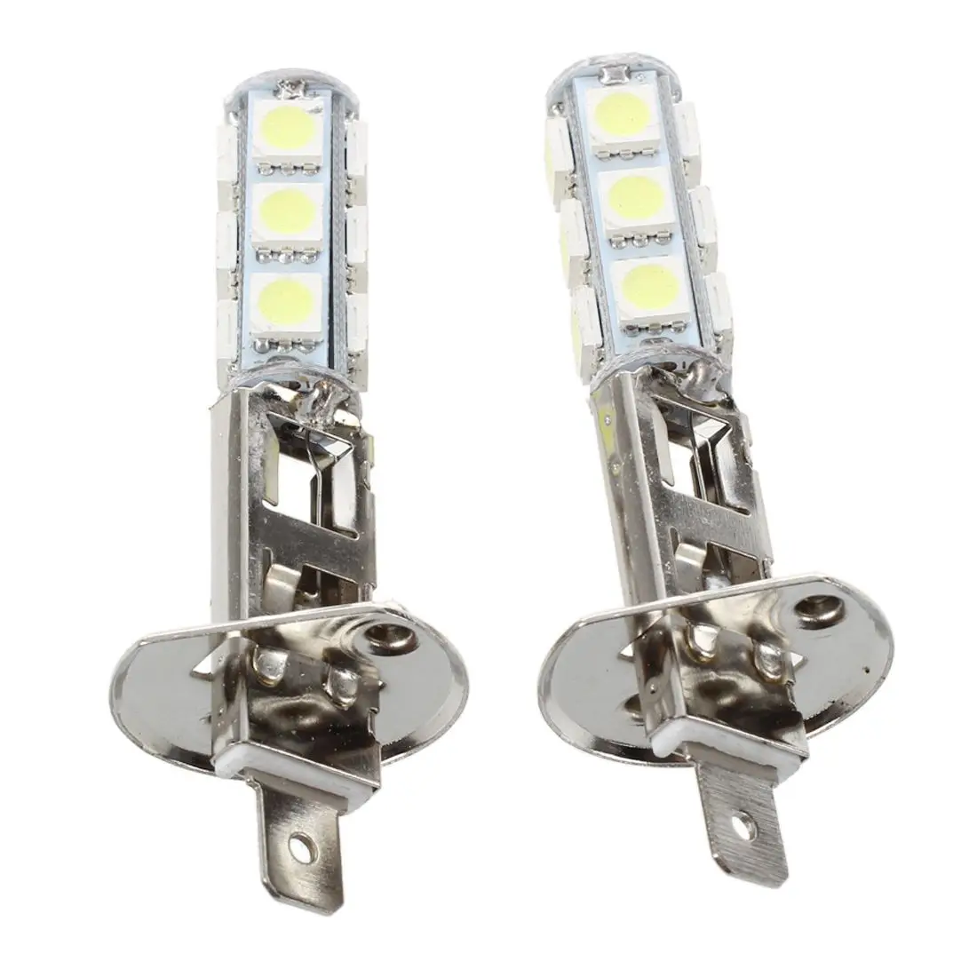 

2 pcs Auto light headlight lamp H1 white 13 SMD 5050 LED