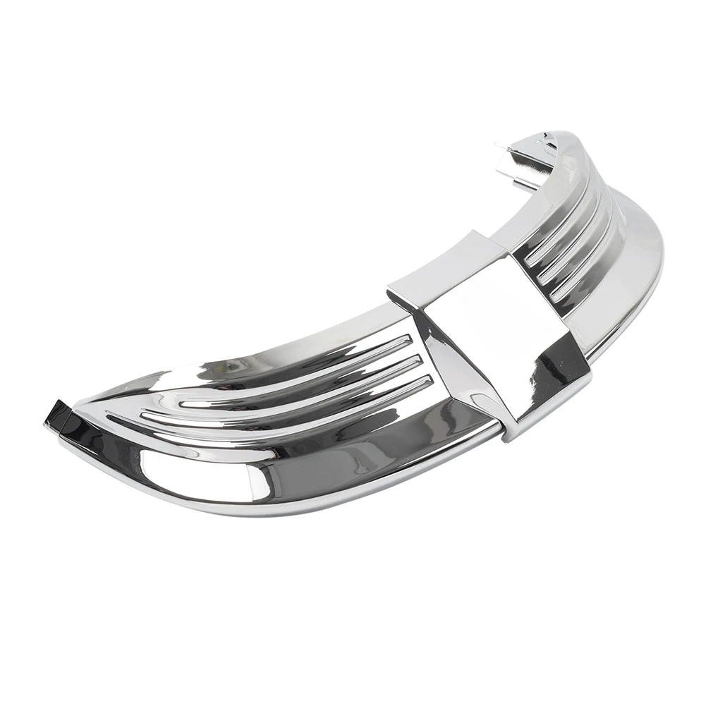 

Наконечник переднего брызговика мотоцикла, украшение из АБС-пластика для Harley Deluxe FLDE Heritage Classic FLHC, хром/глянцевый черный