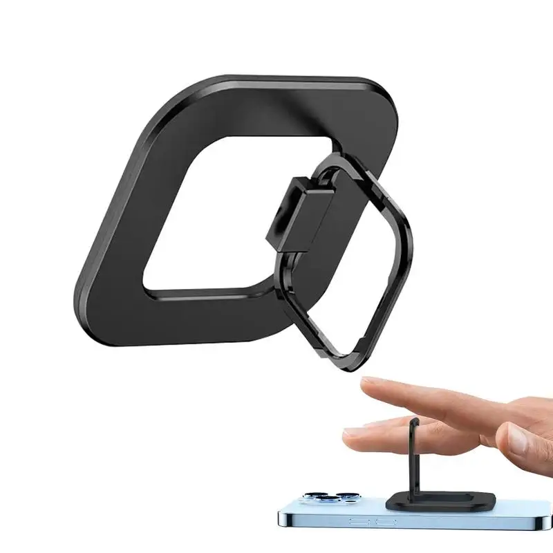 

Magnetic Cell Phone Ring Holder Removable Grip Kickstand Ultra-thin Car Smartphone Stand For Live Broadcast Watch Videos