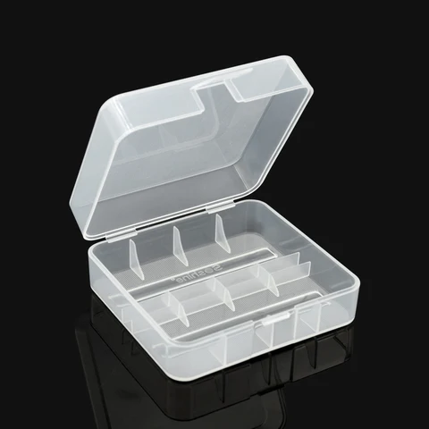 2023 Новая оптовая продажа 26650 Чехол для батареи Держатель Коробка для хранения 2x26650 Перезаряжаемые батареи Квадратные пластиковые коробки Контейнер