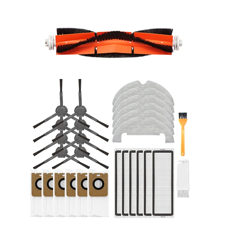 

Аксессуары для робота-пылесоса Xiaomi Dreame Bot Z10 Pro L10 Pro, мешок для пыли, HEPA фильтр, основная щетка, сменная Швабра