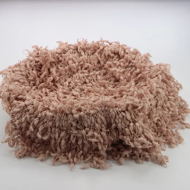 

Круглое вязаное крючком одеяло ручной работы для фотосъемки новорожденных с кисточками корзина наполнитель для фонового слоя реквизит для...