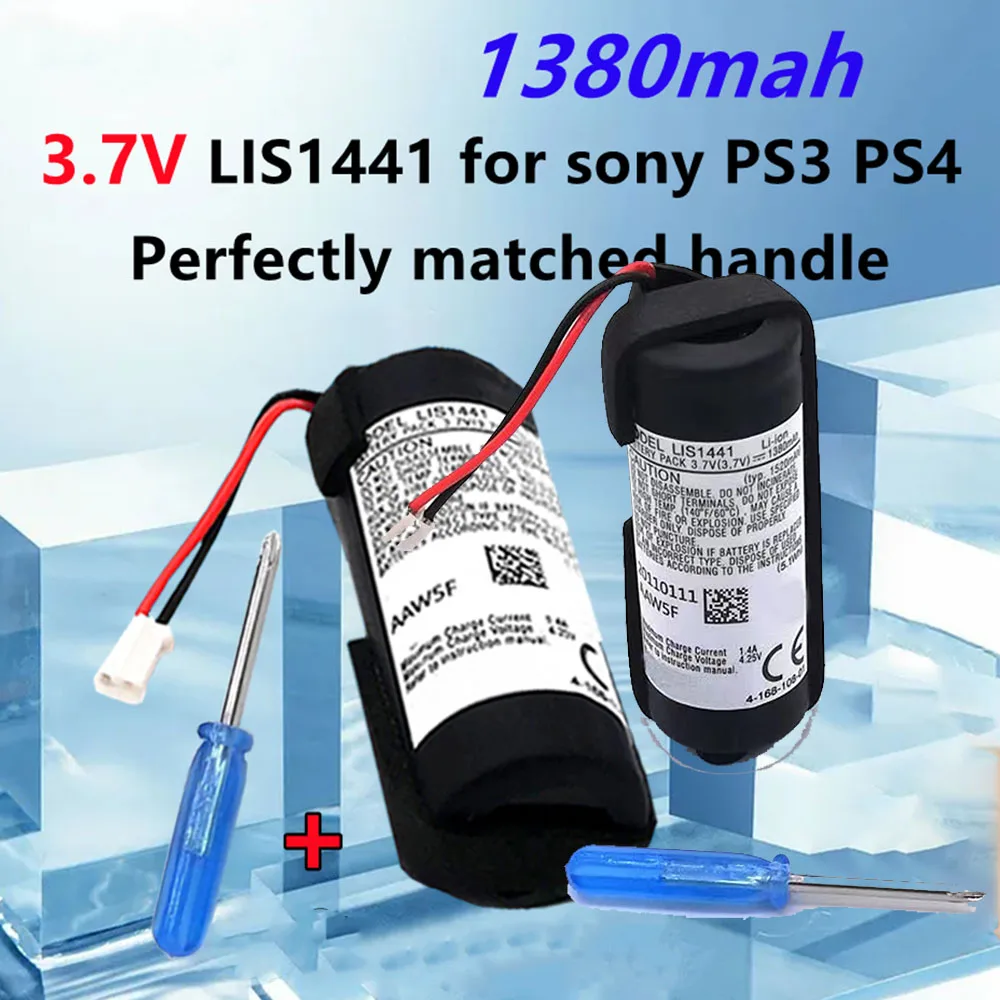

Новый Литиевый ПЕРЕЗАРЯЖАЕМЫЙ Аккумулятор 3,7 в 1380 мАч LIS1441 LIP1450 для игровых автоматов Sony PS3 PS4 PlayStation Move Motion Controller