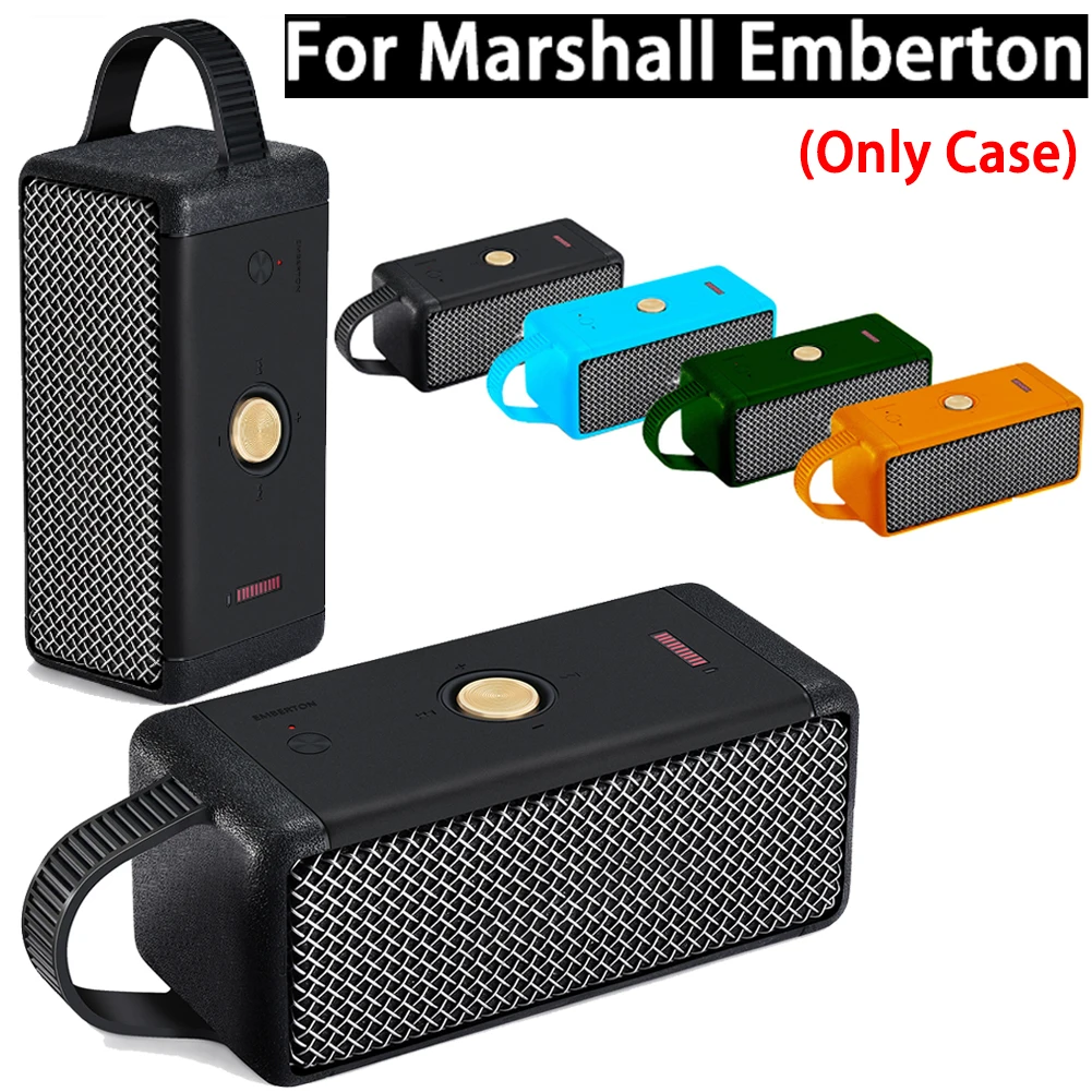 

Силиконовый чехол для Marshall Emberton II, Bluetooth-динамик, дорожная переноска, защитный чехол с ручкой для Marshall Emberton 2022