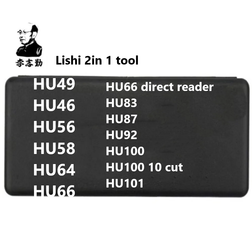 

Lishi 2 in 1 2in1 Tool HU49 HU46 HU56 HU58 HU64 HU66 HU83 HU87 HU92 HU100 HU100 10 cut HU101 Locksmith Tools