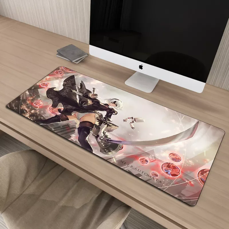 Игровой коврик для мыши NieR Automata большой прочный резиновый клавиатуры ноутбука