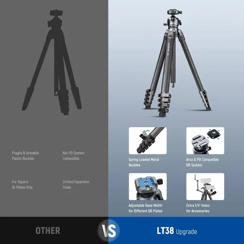 Профессиональный штатив LiteTrip LT38 из углеродного волокна