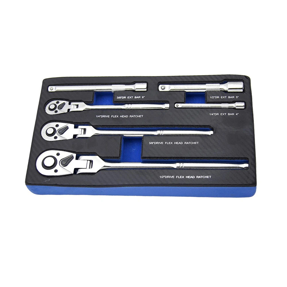 Гибкая головка на 180 градусов 7 зубьев трещотка для trudno dostępnych miejsc поворотная дуга