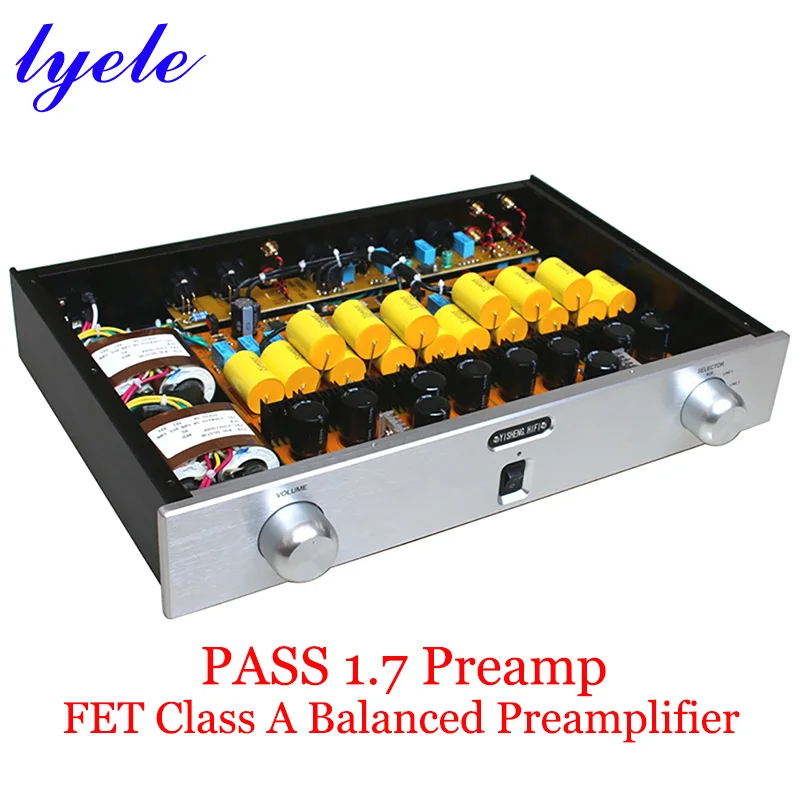 

Lyele Audio PASS 1.7 Sound Preamplifier FET Hifi Class A Perth Preamp Balanced/unbalanced Input and Output High End Audio Amp