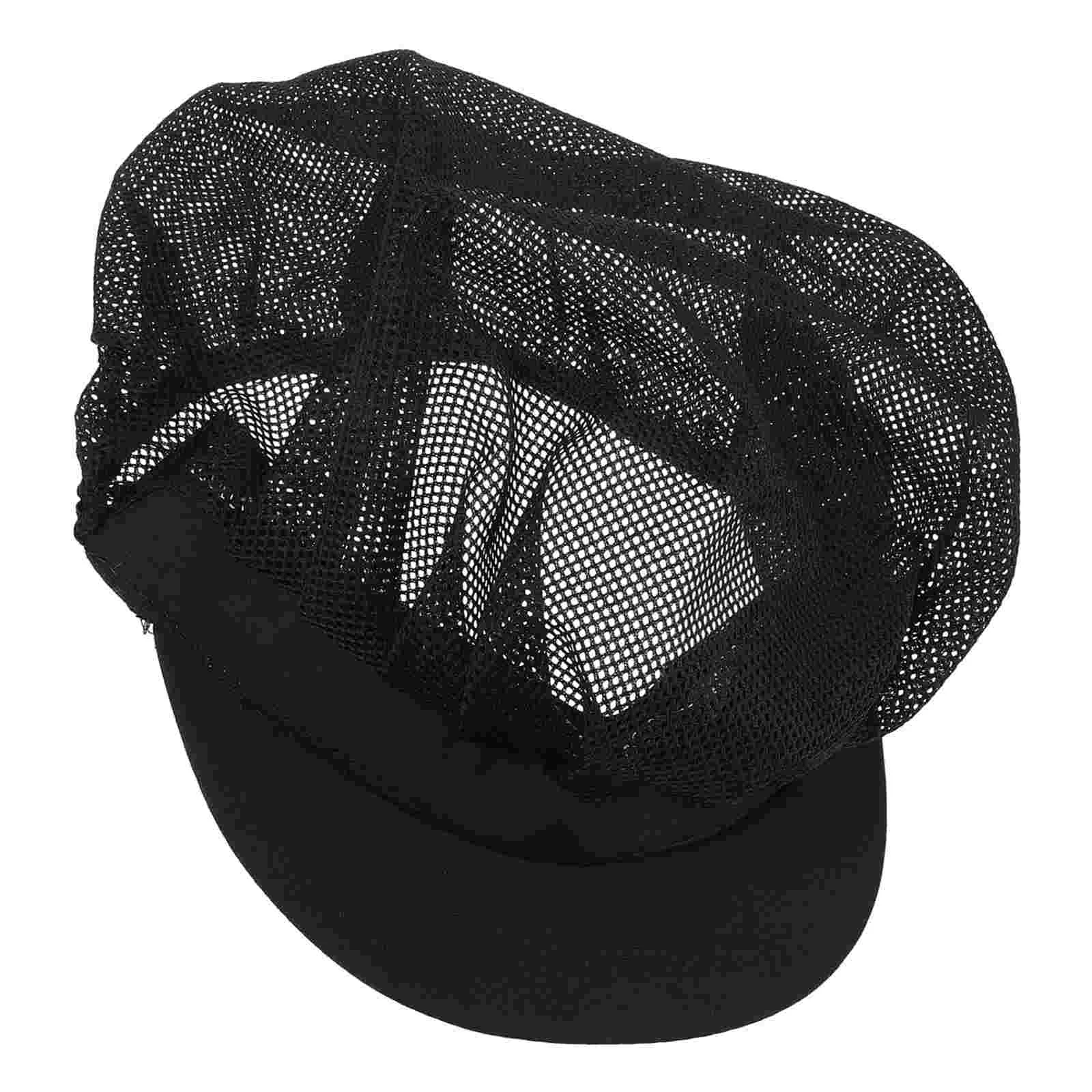 

Mesh Chef Hat Hats Men Waiter Beret Household Berets Caps Cotton Baker Headgears Women Boss has