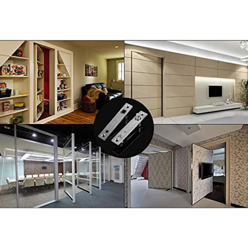 

Stainless Steel Pivot Door Hinge Heavy Duty Pivot Hinge for Wood Doors 360 Degree Shaft Stainless Steel Murphy Door Pivot Hinge