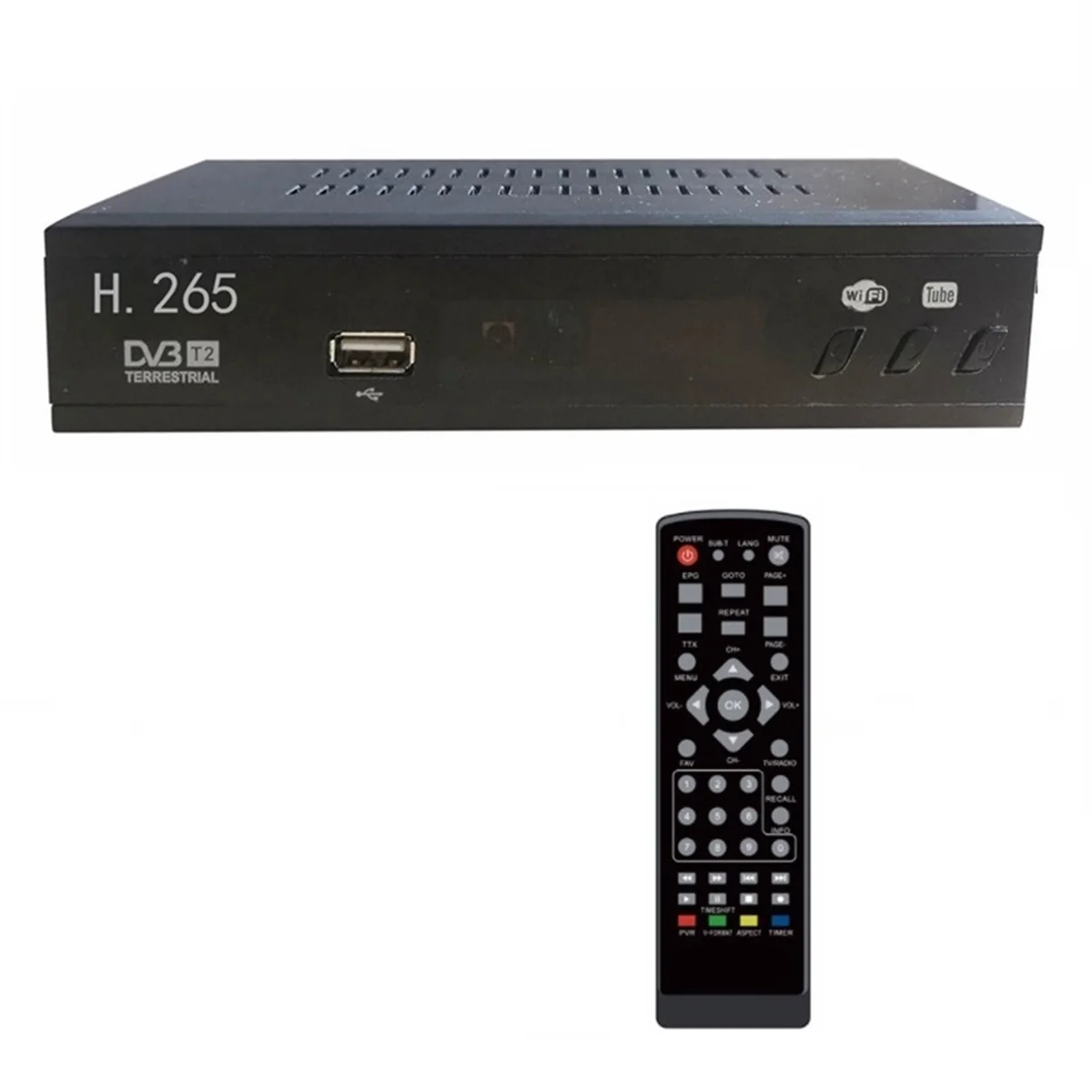 DVB T2 HEVC 265 цифровой ТВ-тюнер DVB-T2 H.265 1080P телефон спутниковый ТВ-приемник EPG