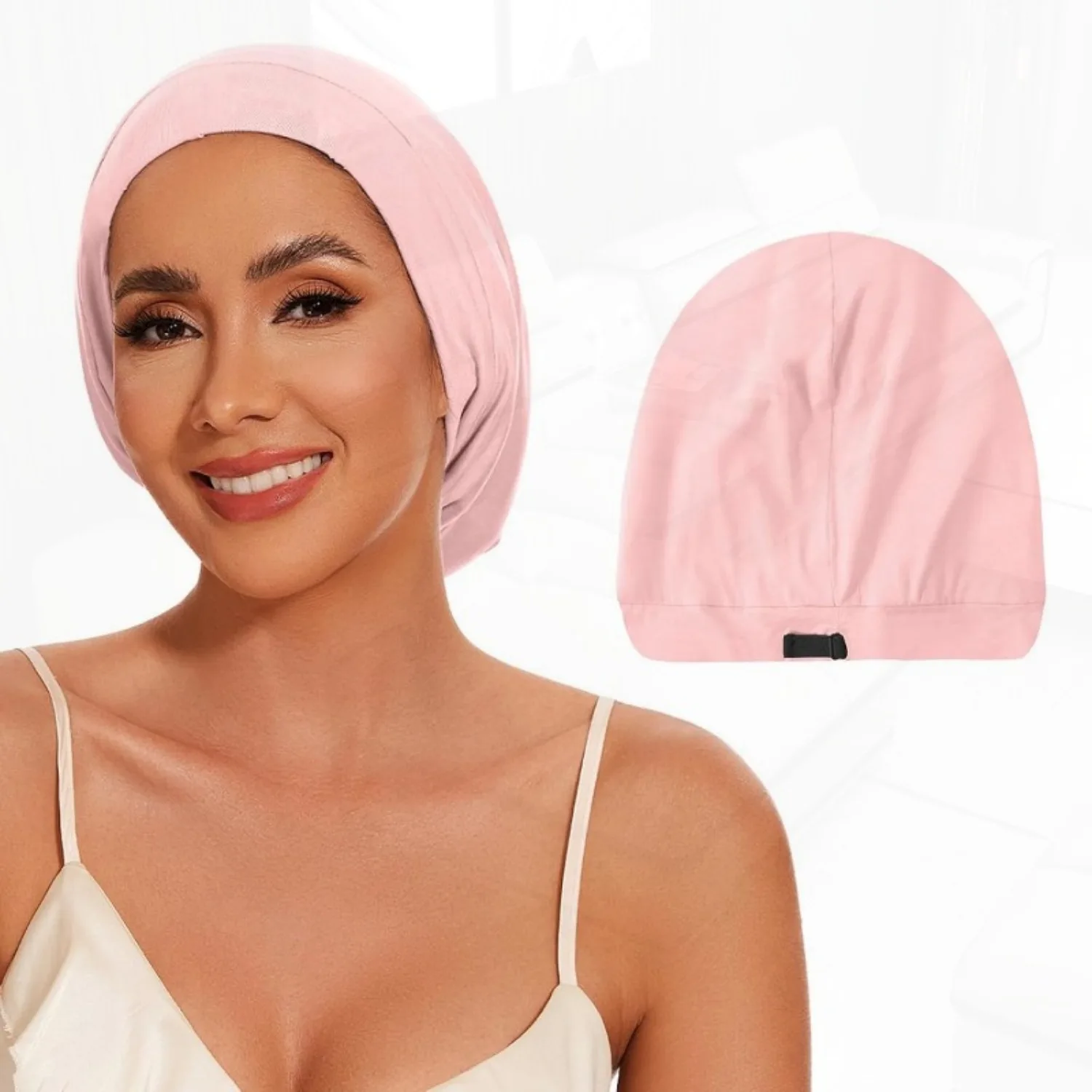 

Атласный чепчик для сна Pink