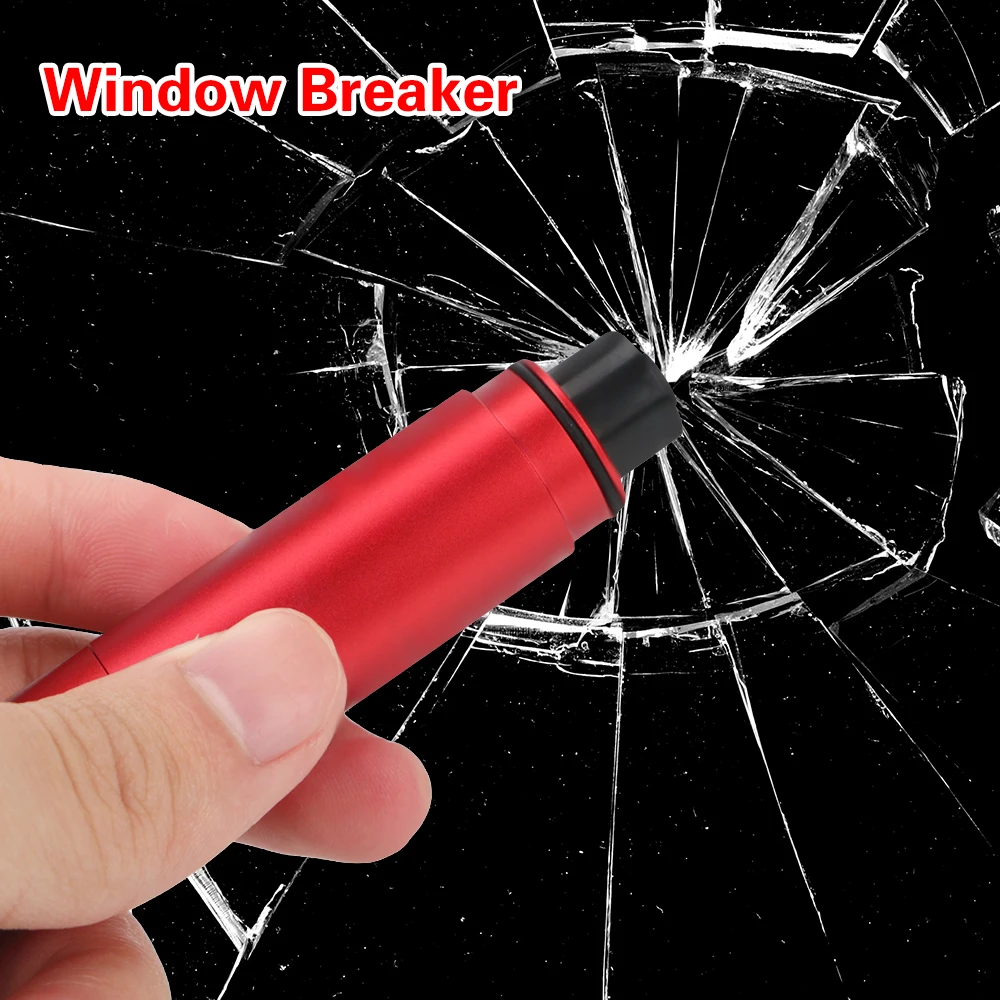 

Glass Window Breaker Portable Car Safety Hammer Spring Type Life-Saving Escape Car Emergency Tool Seat Belt Cutter