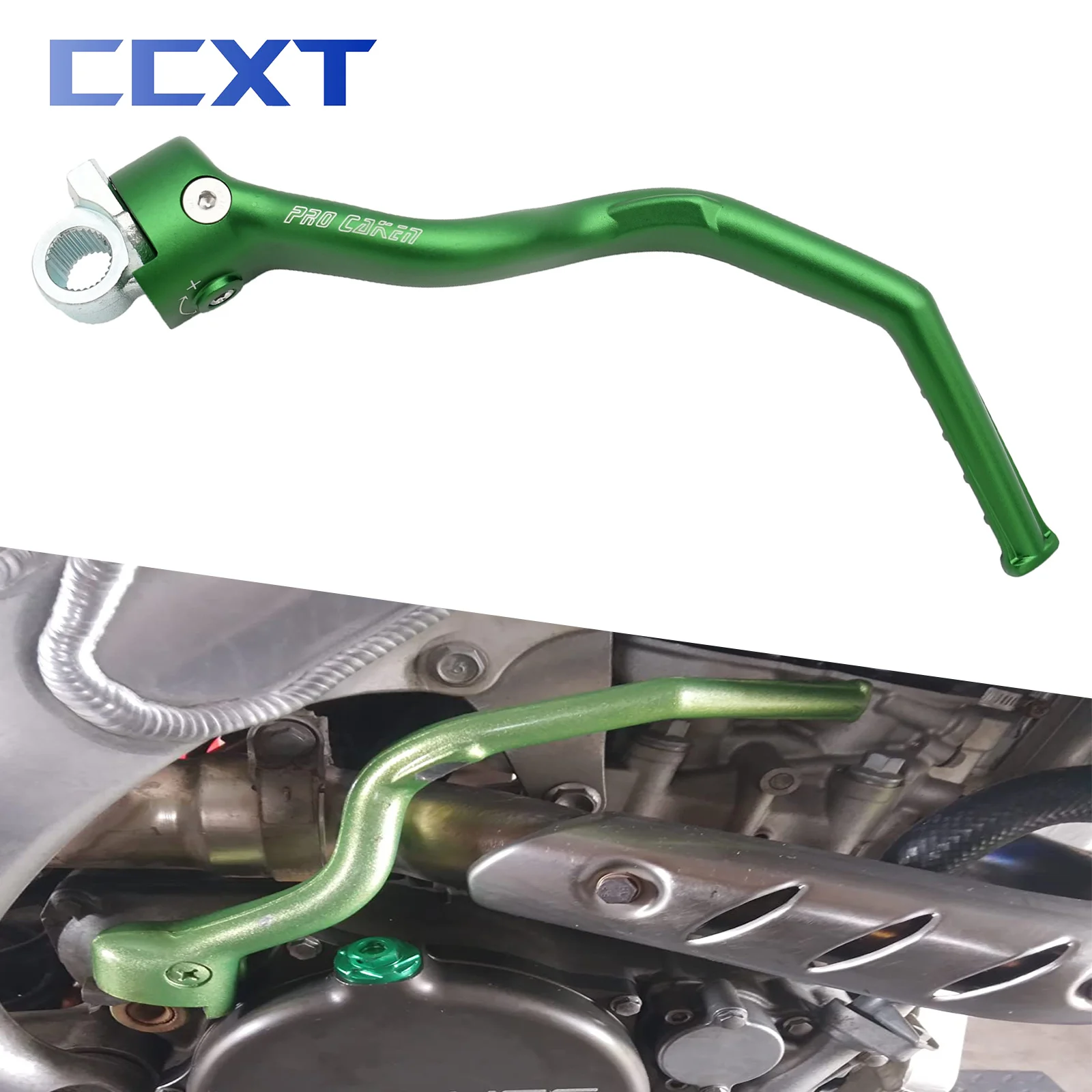 

Motorcycle CNC Forged Kick Start Starter Lever Pedal For Kawasaki KX 250F KX250F 2013-2015 Dirt Bike Motocross Universal Parts