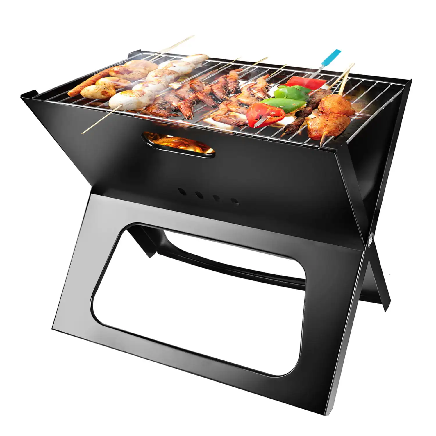 

Portable BBQ Barbecue Grill Foldable Charcoal Grill