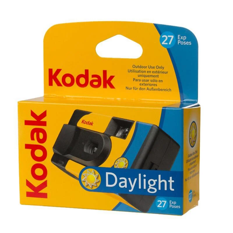 

Kodak 27 Photos Daylight Single Use One Time Disposable Film Camera ( Expiry date 2024-4 )