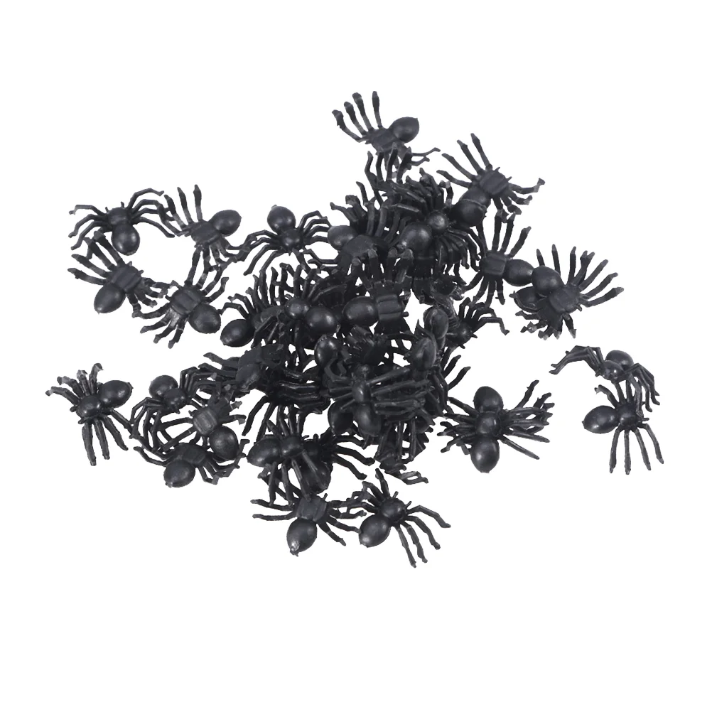 

300 Spiders Black Spiders Party Supplies for Haunted house Home