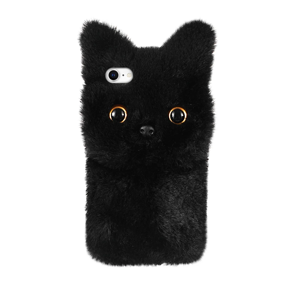 

1pc Plush Cat Furry Protector Compatible for iPhone 7/8